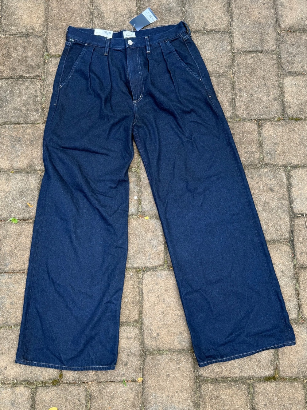 NWT Citizens of Humanity Maritzy Pleated Trouser wide leg jeans sz 29